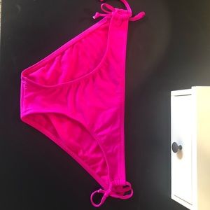 Pink bikini bottoms